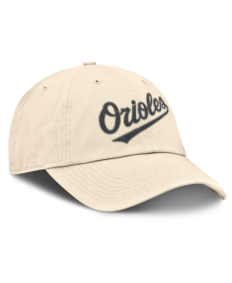 Nike Men's Natural Baltimore Orioles Camo Pack Club Adjustable Hat