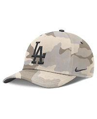 Nike Men's Natural Los Angeles Dodgers Camo Pack Rise Adjustable Hat