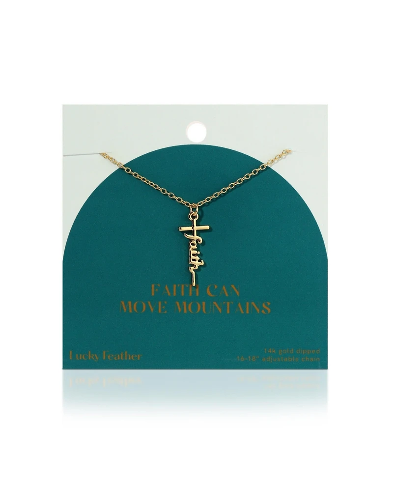 Lucky Feather Faith Collection Necklace
