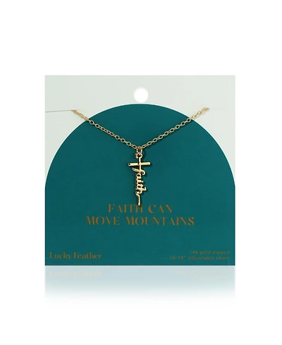 Lucky Feather Faith Collection Necklace
