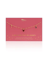 Lucky Feather Enamel Treasure Necklace