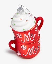 Holiday Lane Our First Mr. & Mrs. Double Hot Chocolate Cups Ornament, Macy's Exclusive