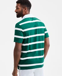 Club Room Men's Short-Sleeve Striped Rugby Shirt, Macy's Exclusive