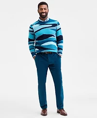 Club Room Men's Abstract Crewneck Sweater, Macy's Exclusive