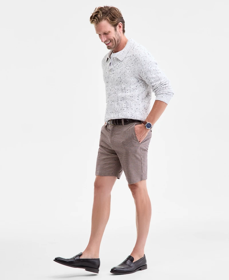 Club Room Men's Regular-Fit Checked Plaid 9" Shorts, Macy's Exclusive