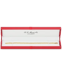 Italian Gold Polished Mariner Link Chain Bracelet in 14k Gold