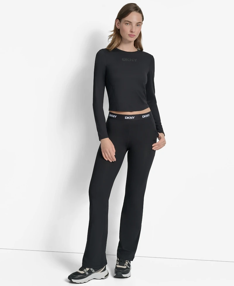 Dkny Women's Long Sleeve Balance Compression Top