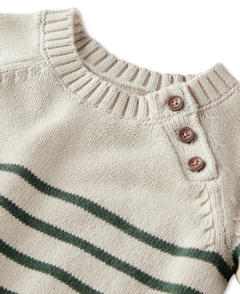 Carter's Baby Kids 2-Piece Striped Knit Sweater and Pants Set