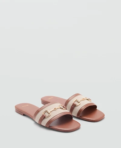 Mango Women's Buckle Strap Sandals