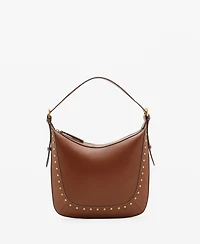 Mango Women's Studded Shoulder Bag