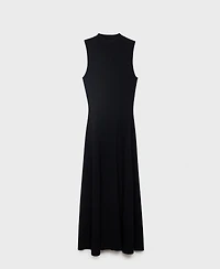 Mango Women's Fine Knit A-Line Dress