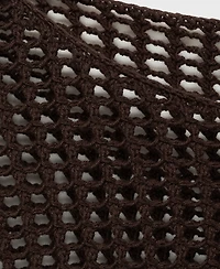 Mango Women's Long-Sleeved Crochet Sweater