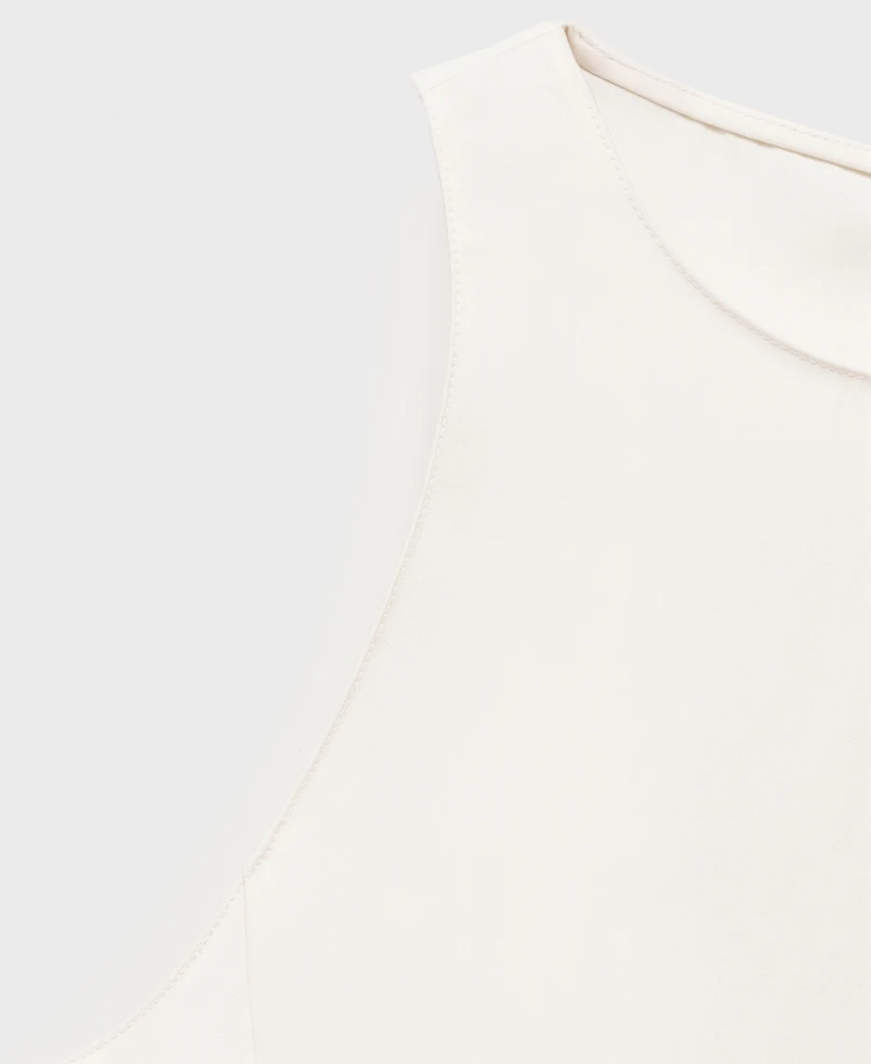 Mango Women's A-Line Crew Neck Top