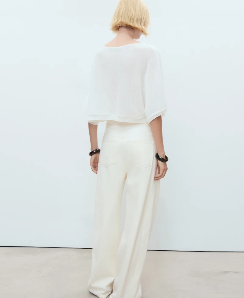 Mango Women's Oversized Fine-Knit Sweater