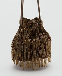 Mango Women's Beaded Handbag