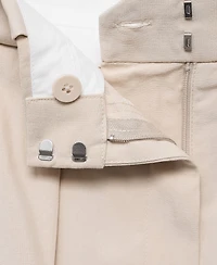 Mango Women's Pleated Tailored Shorts