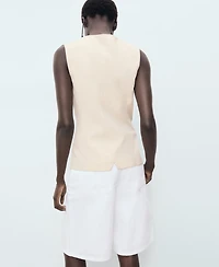 Mango Women's Buttoned Suit Vest
