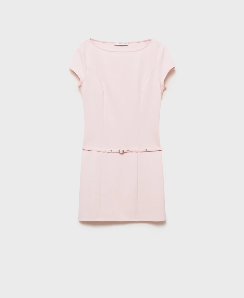 Mango Women's Short Belted Dress