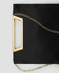 Mango Women's Metal Handle Handbag