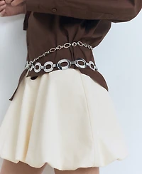 Mango Women's Mini Balloon Skirt