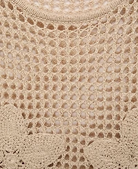 Mango Women's Embroidered Knit Top