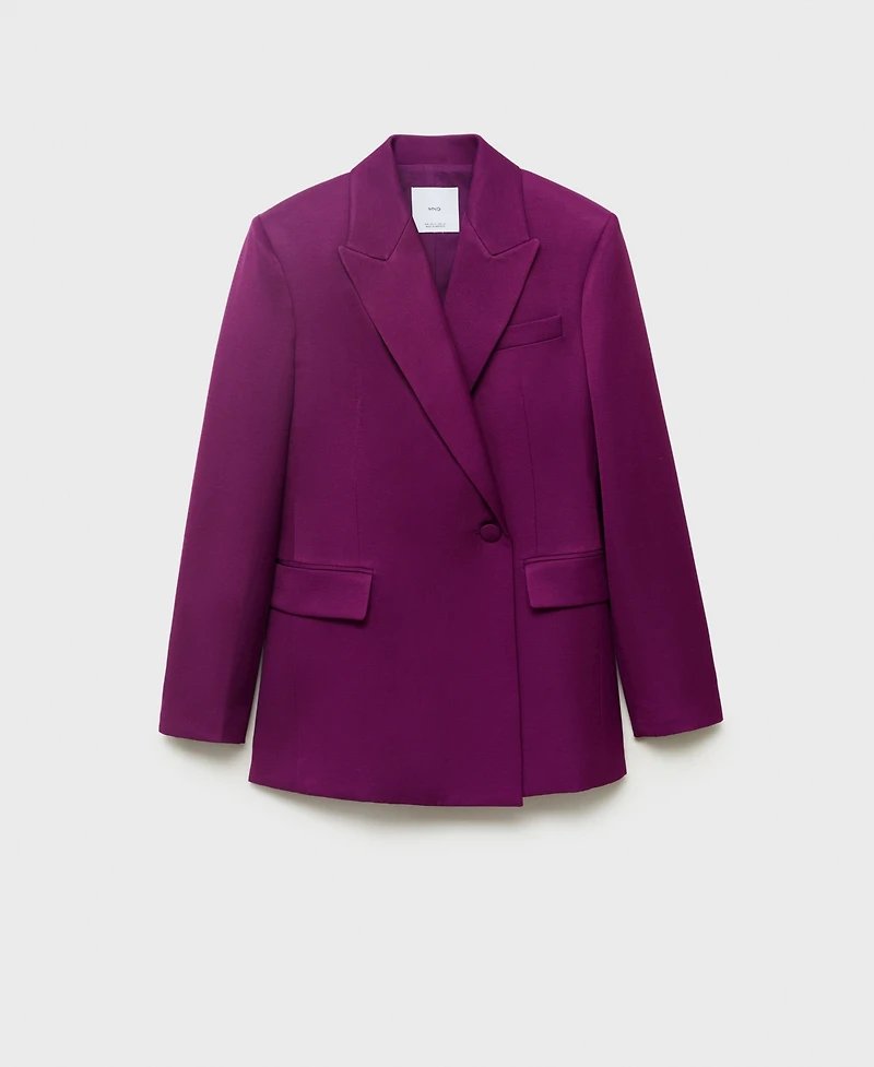 Mango Women's Double-Breasted Suit Jacket