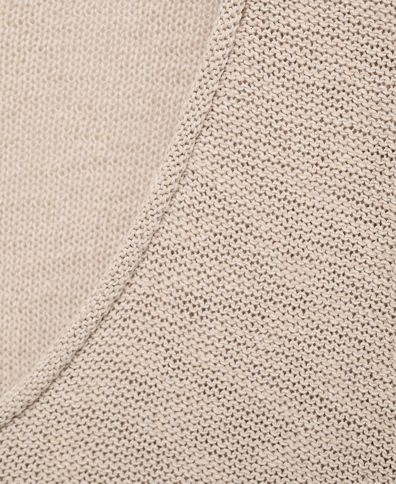 Mango Women's V-Neck Knit Sweater