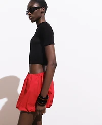 Mango Women's Balloon Mini Shorts