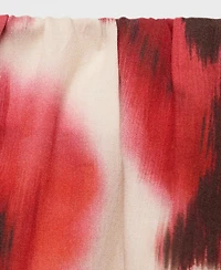 Mango Women's Floral Midi Skirt