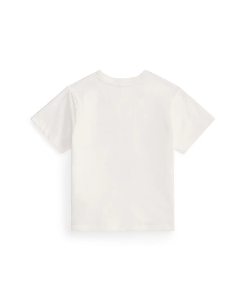Polo Ralph Lauren Toddler and Little Girls Us Open Crest Cotton Jersey T-Shirt