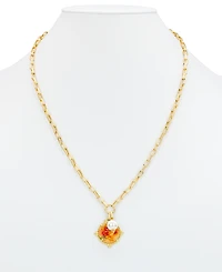 Patricia Nash Beaded Gold-Tone Double Strand Necklace, 18" + 3" extender