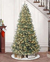 Puleo 7.5 ft. Pre-Lit Hampton Spruce Artificial Christmas Tree