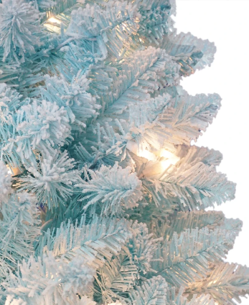 Puleo 7.5 ft. Pre-Lit Stratford Pine Artificial Christmas Tree
