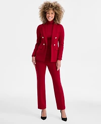 Anne Klein Women's Mid Rise Pull-On Tailored Pants