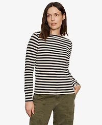 Sanctuary Women's Boat Neck Long Sleeve Top