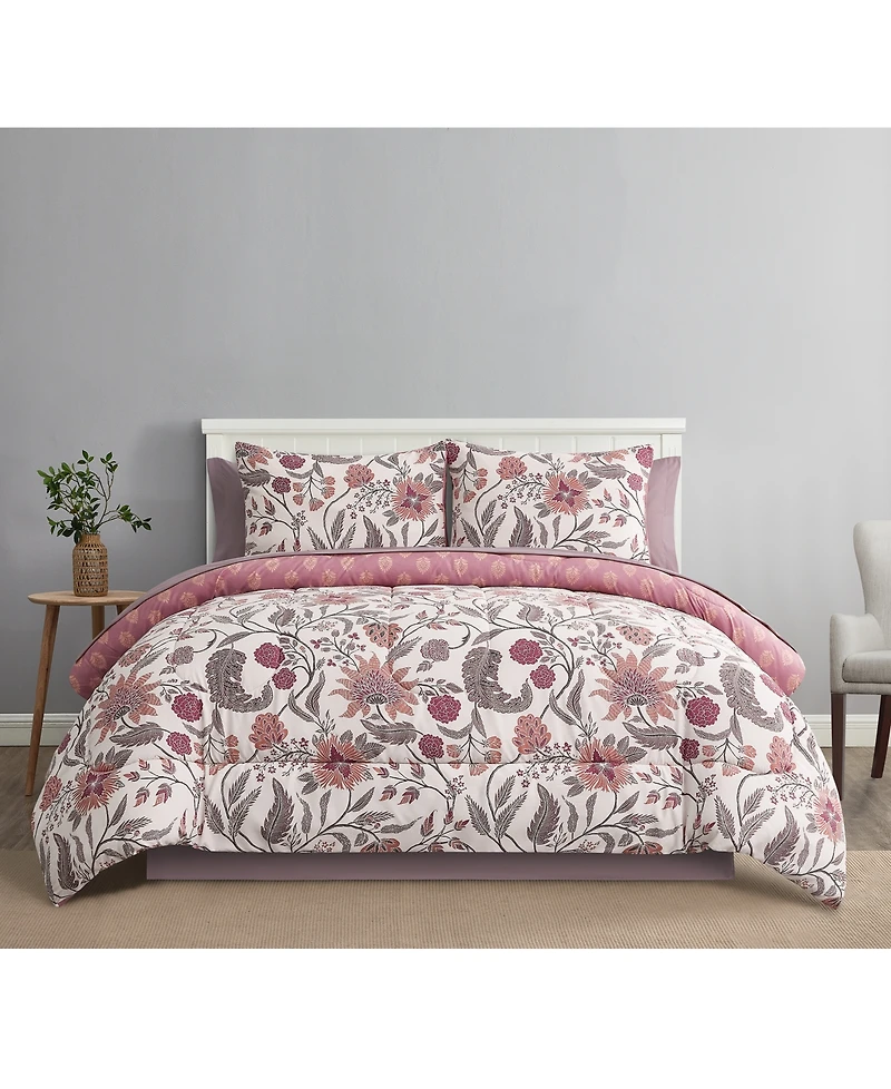Highline Bedding Co. Giada Floral Reversible Comforter Set, Macy's Exclusive