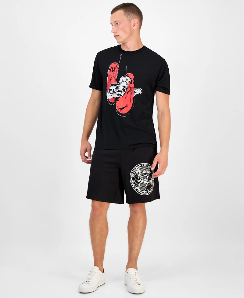 Hugo By Boss Dwresto Cotton Graphic T-Shirt