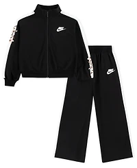 Nike Toddler and Little Girls 2-Piece Floral Track Jacket Pants Set