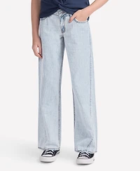 abercrombie kids Girls Low-Rise Seamed Baggy Jeans