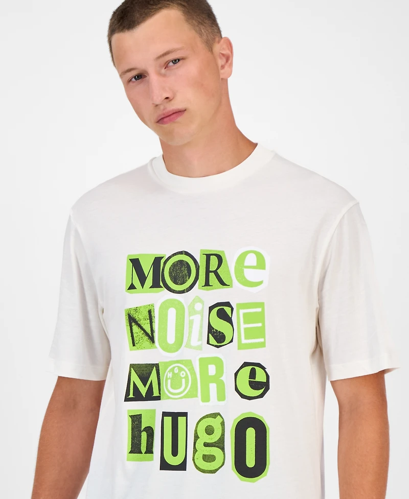Hugo By Boss Men's Cotton More Graphic T-Shirt