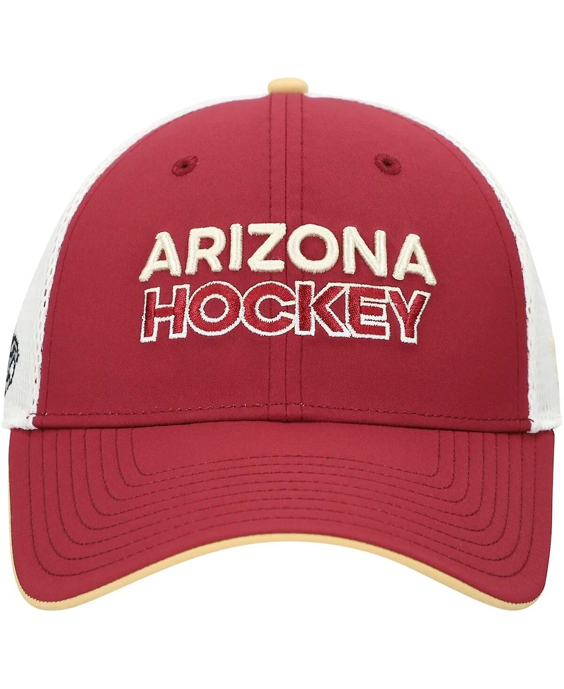 Fanatics Men's Garnet Arizona Coyotes Adjustable Hat