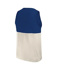 Darius Rucker Collection by Fanatics Men's Royal/Cream Kansas City Royals Color Block Tank Top