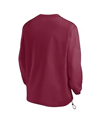 Nike Men's Garnet Florida State Seminoles 2024 Sideline Pullover Windshirt