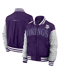 Fanatics Women's Purple Minnesota Vikings Elements Wave Full-Snap Jacket