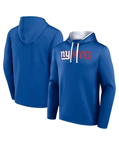Logo Athletic Men's Royal New York Giants Head Start Pullover Hoodie