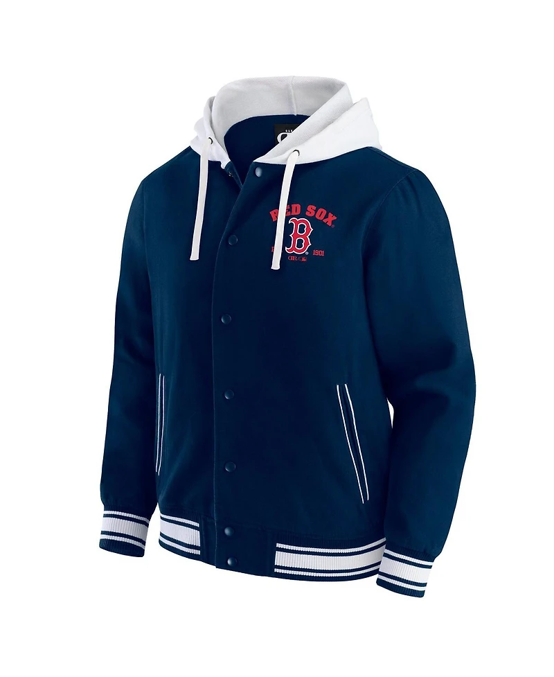 Darius Rucker Collection by Fanatics Men's Navy Boston Red Sox Full-Snap Hooded Jacket