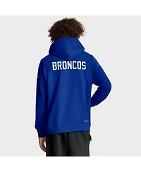 Nike Men's Royal Denver Broncos Sideline Offensive Set Play Performance Pullover Hoodie