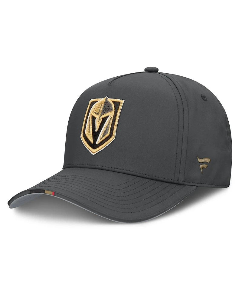 Fanatics Men's Gray Vegas Golden Knights 2025 Nhl Draft Authentic Pro On-Stage Podium A-Frame Adjustable Hat