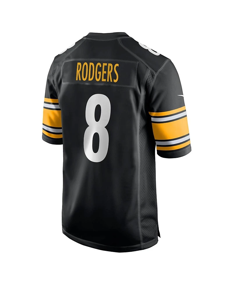 Nike Men's Aaron Rodgers Black Pittsburgh Steelers Game Jersey