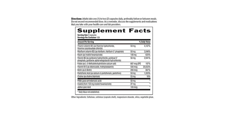 Country Life Coenzyme B-complex, 240 Caps